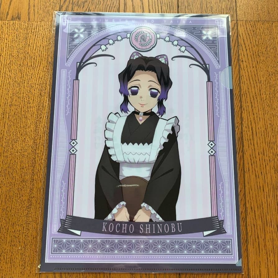 胡蝶しのぶ クリアファイル 鬼滅の刃 - 鬼滅の刃 胡蝶しのぶ キャラクター A4 クリア